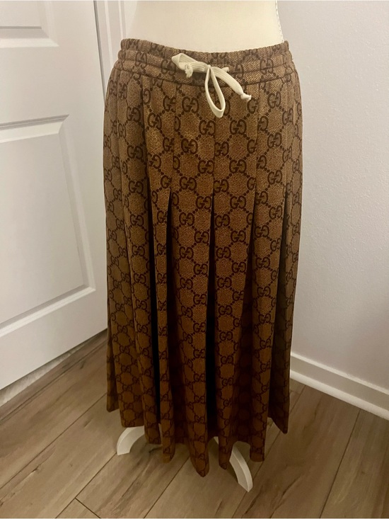 Gucci Dresses & Skirts - Authentic Gucci GG Monogram Pleated Maxi Skirt – Approx. US M/L